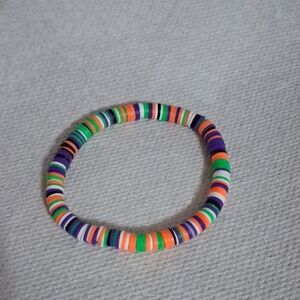 Halloween Spooky Vibes Clay Beaded Bracelet